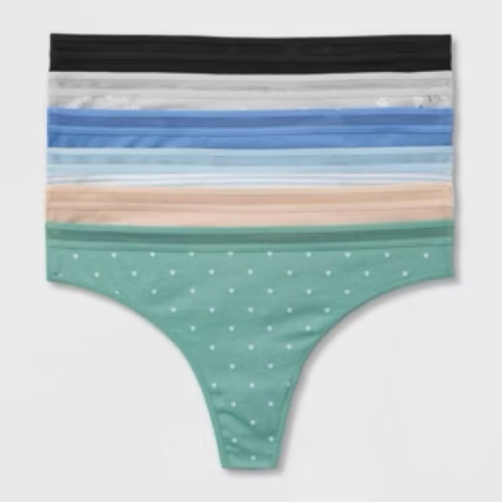 Auden Women’s 6 pack Cotton Stretch Thong